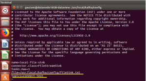 streaming data from file KafkaConnect