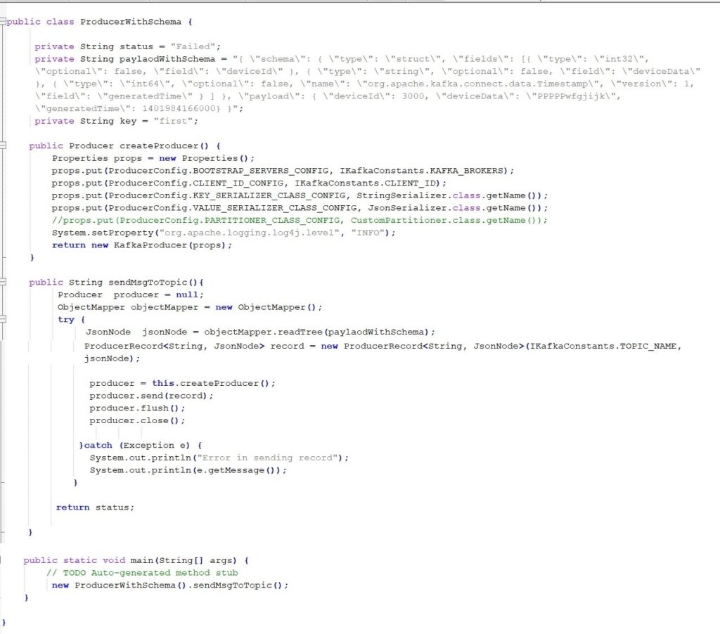 Streaming Data to RDBMS via Kafka JDBC Sink Connector without